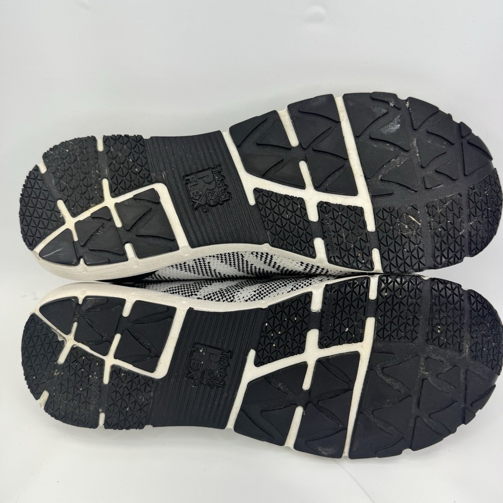 Timberland PRO Womens 8.5 Wide Gray Knit Work Sneakers ReBOTL Lightweight - Picture 9 of 11